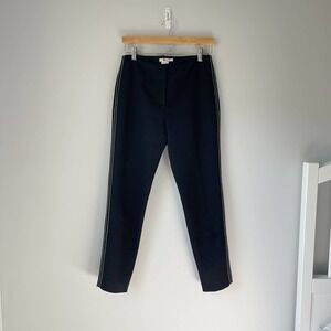 Boden T0259 Women's Black Cotton Wool Blend Windsor Career Pants Size 4